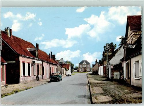 Saint-Pellerin La Grande Rue et la Mairie
