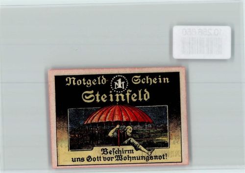 49439 W2841 Steinfeld (Oldenburg) - Notgeld 1 Mark