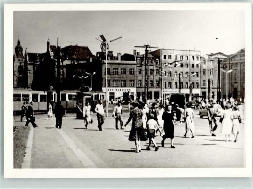 Kattowitz Der Ring Straßenbahn
