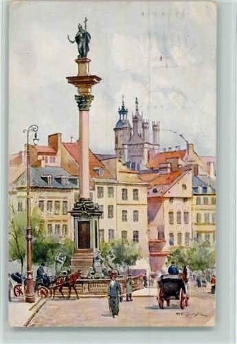 Warschau Plac Zamkowy sign.
