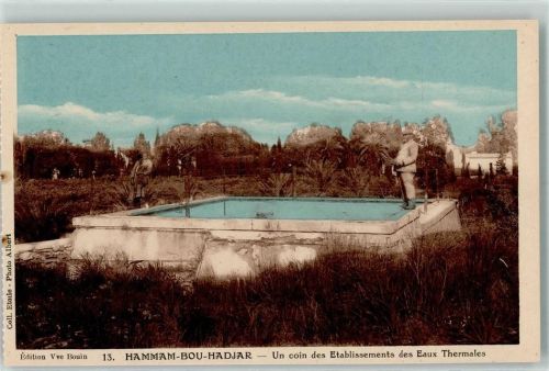 Hammam Bou Hadjar Nr. 13 Un coin des Etablissement des Eaux Thermales AK