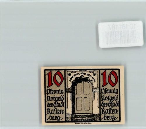 Rastenberg Notgeld