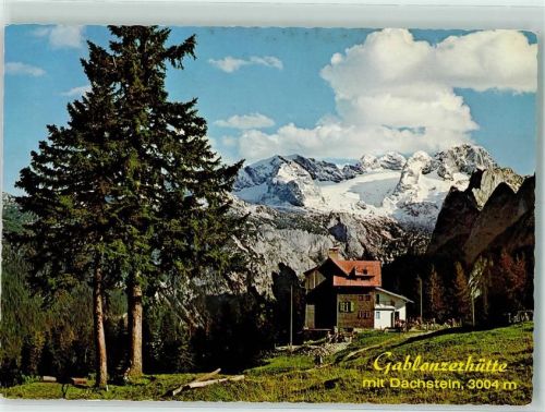 Gablonzer Hütte Gablonzerhütte mit Dachstein
