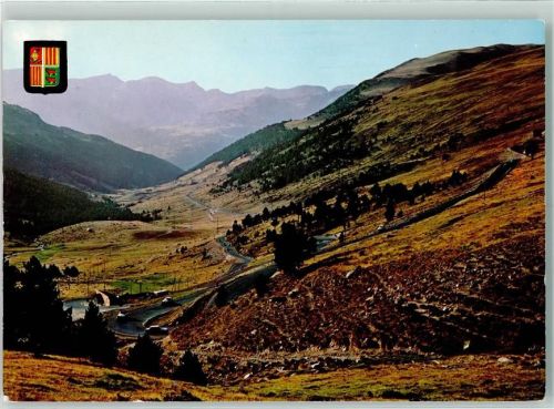 Andorra la Vella Envalira Bergpassaufstieg