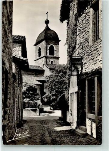 Perouges La Rue du Prince et l'Eglise