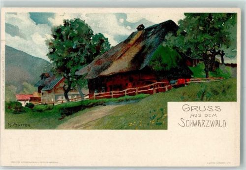 1899 Verlag Velten Nr. 50 Schwarzwaldhaus