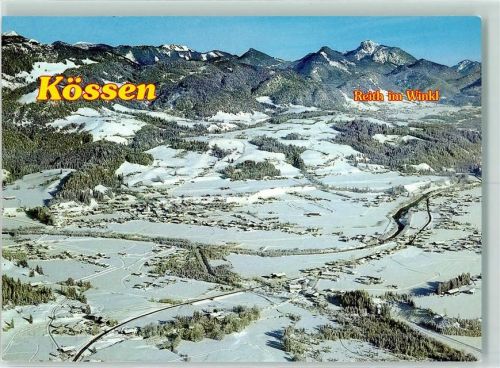 Kössen Fliegeraufnahme Winter