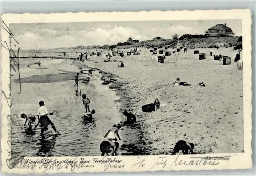 Großmöllen 1937 Ostseebad Strandleben