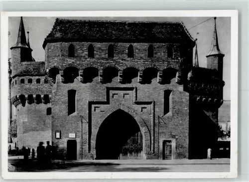 Krakau Kraków 1939 - Barbakan