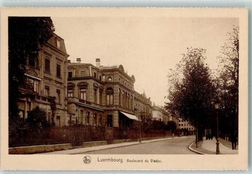 Luxembourg Luxemburg 1930 - Boulevard du Viaduc
