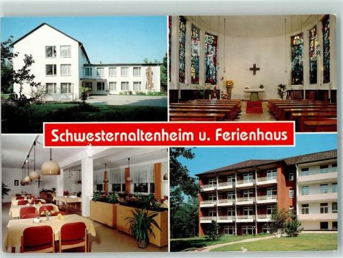 Rüthen Schwesternaltenheim Haus Maria vom Stein Innenansicht Altarraum