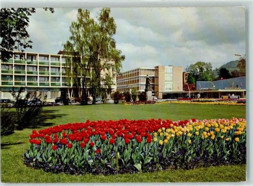 Reutlingen Friedrich.List-Platz mit Parkhotel Tulpen
