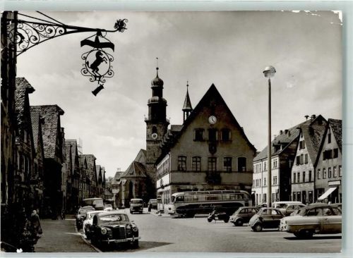Lauf Marktplatz Omnibus Kirche