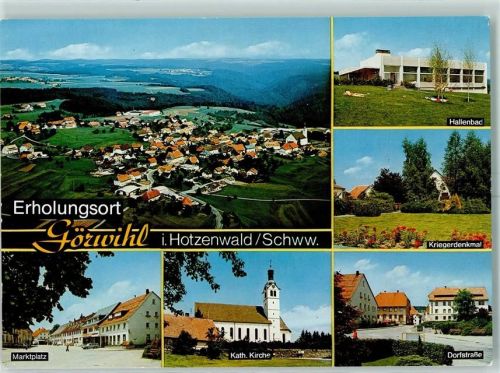 Görwihl Schwimmbad Kriegerdenkmal Marktplatz Dorfstraße