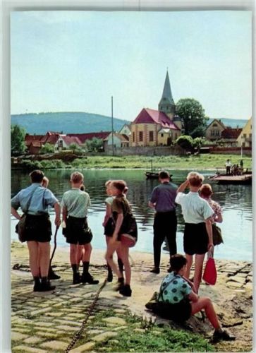Kleinheubach Mainufer Fähre