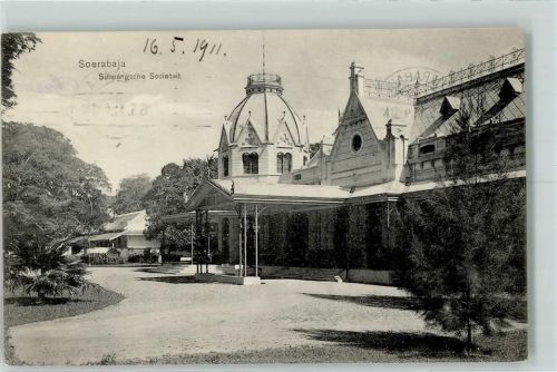 Surabaya 1911 Simpangsche Societeit Niederländisch-Indien Kolonie