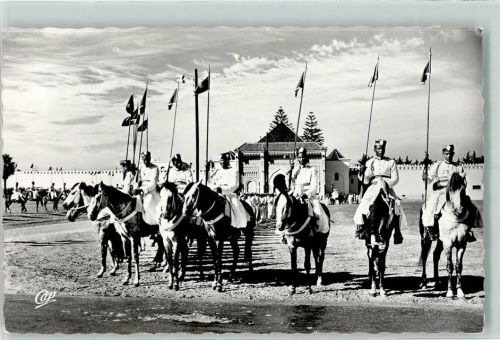 Rabat 1960 La Garde Royale Uniformen AK