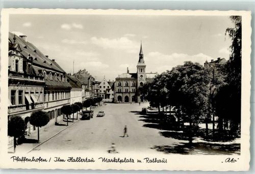 Pfaffenhofen Rathaus Marktplatz VW Käfer