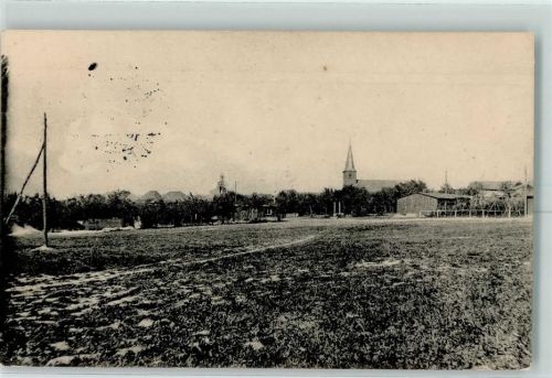 Monthois 1916 Kirche Feldpost WK I 21. Reserve-Div.