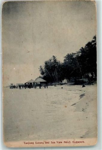 Singapore Karte beschädigt Hotel Strand