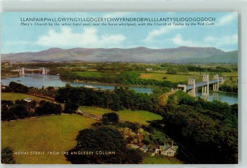 St Tysilio Kirche auf Church Island Menai Bridge