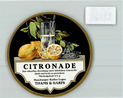 Thams & Garfs Citronade Lithographie