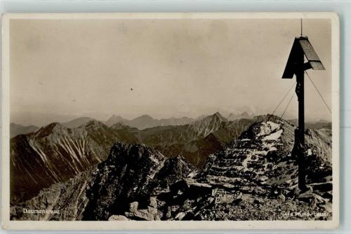 Daumenkreuz Gipfelkreuz Allgäuer Alpen AK