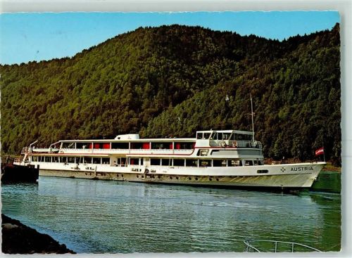 Linz 1979 Donauschiffe Fahrgastschiff Austria AK