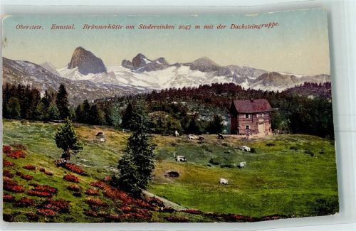 Brünner Hütte 1926 Beschreibung aufgeklebt