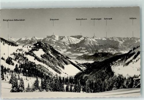 Bolsterlang Allgäuer Alpen Winter