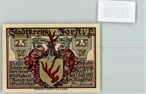 Forst Notgeld Güterzug