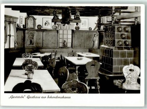 Rohrhardsberg Gasthaus Zur Schwedenschanze Gaststube Kachelofen