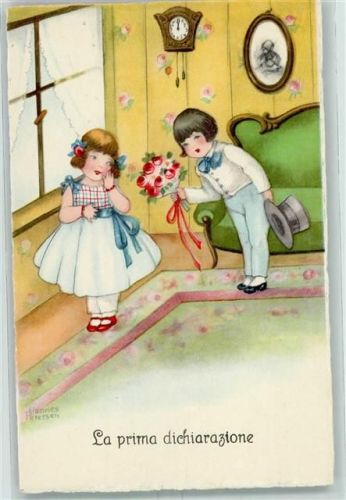 Die erste Verabredung Blumenstrauss Zylinder