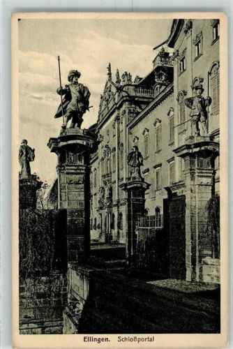 Ellingen Schloßportal Ritter