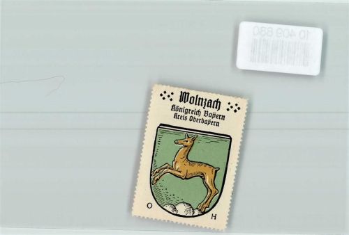 Wolnzach Vignette Wappen Kaffee Hag ca 1920-1940