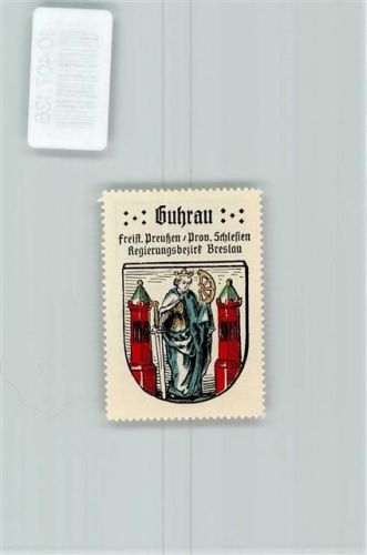 Guhrau Vignette Wappen Kaffee Hag 1920-1940