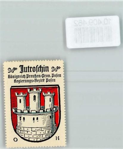 Jutroschin Vignette Wappen Kaffee Hag ca 1920-1940