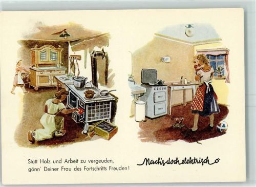 Frankfurt Bild 1 Elektroherd - Beratungsstelle für Verbrauch Elektrizitätswerke HEA AK