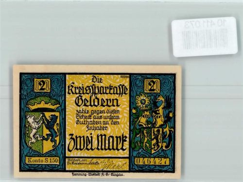 Geldern Notgeld Drache