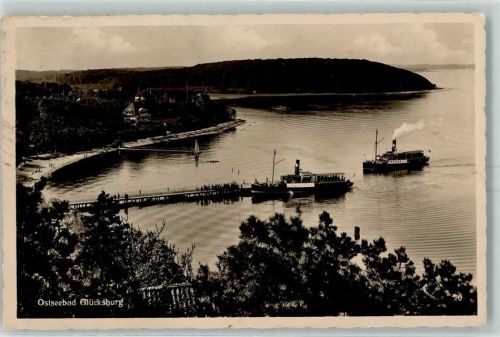 Glücksburg Ostseebad Dampfer Anlegestelle