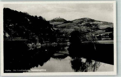 Kahla Die Leuchtenburg Seespiegelung