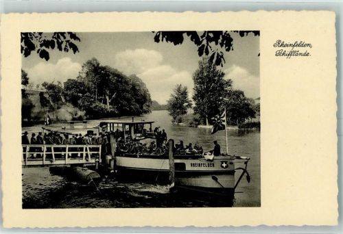 Rheinfelden Schifflände Schiff
