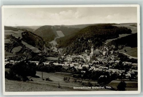 Gräfenthal Blick vom Berg