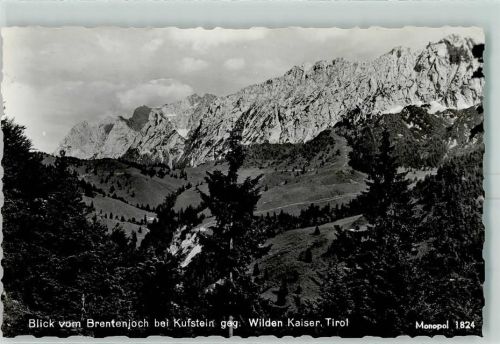 Kufstein Blick vom Brentenjoch gegen Wilden Kaiser