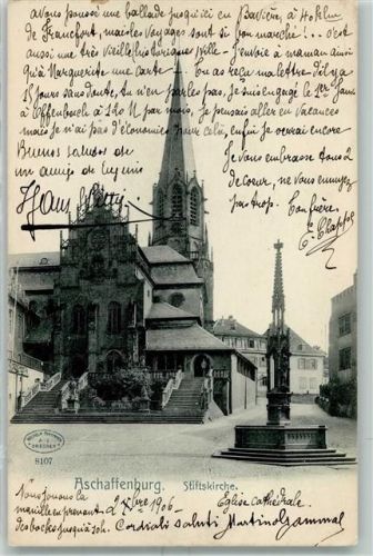 Aschaffenburg 1905 Stiftskirche