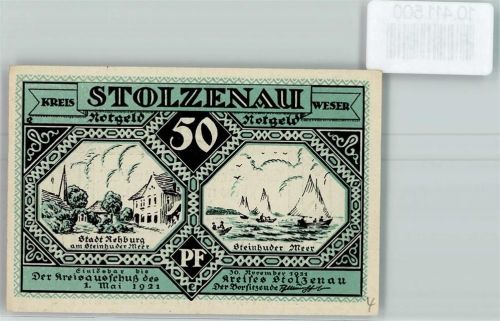 31592 W3078 Stolzenau , Weser - Notgeld