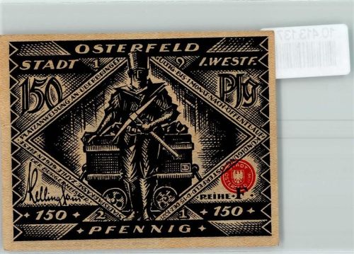 Osterfeld Notgeld Bergmann