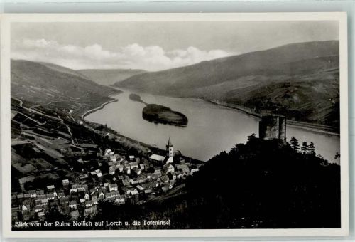 Lorch Ruine Nollich Rhein Toteninsel