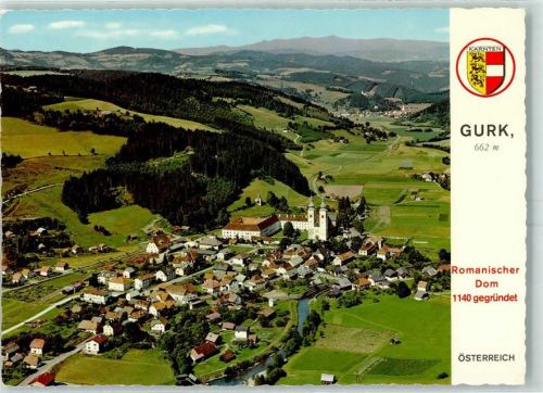 Gurk Kirche Fliegeraufnahme