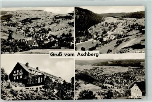 Klingenthal Brunndöbra Sport Hotel Blick vom Aschberg